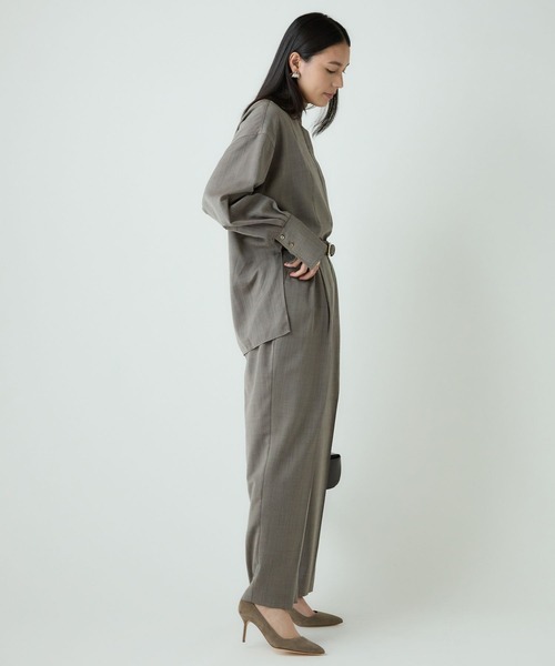 Chaos(カオス)の「Chaos(カオス)/オルトパンツ 【セットアップ可】(スラックス・レディース・ブラウン/チャコールグレー・38/36)」の16枚目の写真