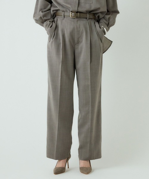 Chaos(カオス)の「Chaos(カオス)/オルトパンツ 【セットアップ可】(スラックス・レディース・ブラウン/チャコールグレー・38/36)」の18枚目の写真