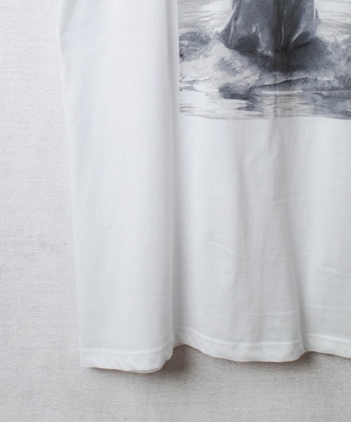 ROCK-OFF(ロックオフ)の「【ROCK-OFF】【3】STAR WARS GROGU B&W T-SHIRTS(Tシャツ/カットソー・メンズ・ホワイト・LARGE/X-LARGE/MEDIUM)」の4枚目の写真