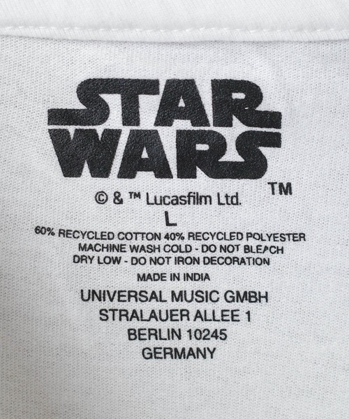 ROCK-OFF(ロックオフ)の「【ROCK-OFF】【3】STAR WARS GROGU B&W T-SHIRTS(Tシャツ/カットソー・メンズ・ホワイト・LARGE/X-LARGE/MEDIUM)」の6枚目の写真