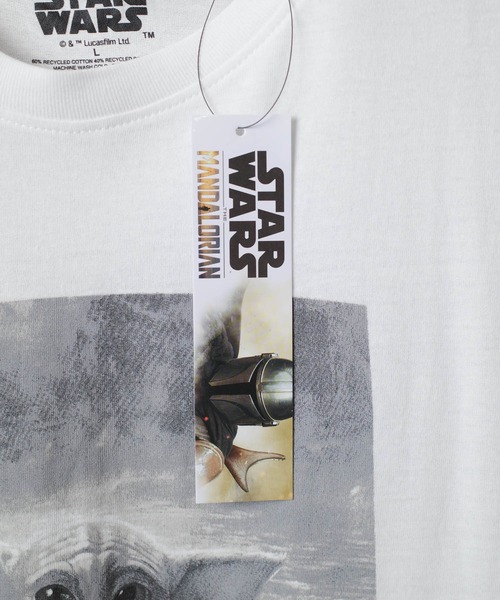 ROCK-OFF(ロックオフ)の「【ROCK-OFF】【3】STAR WARS GROGU B&W T-SHIRTS(Tシャツ/カットソー・メンズ・ホワイト・LARGE/X-LARGE/MEDIUM)」の7枚目の写真