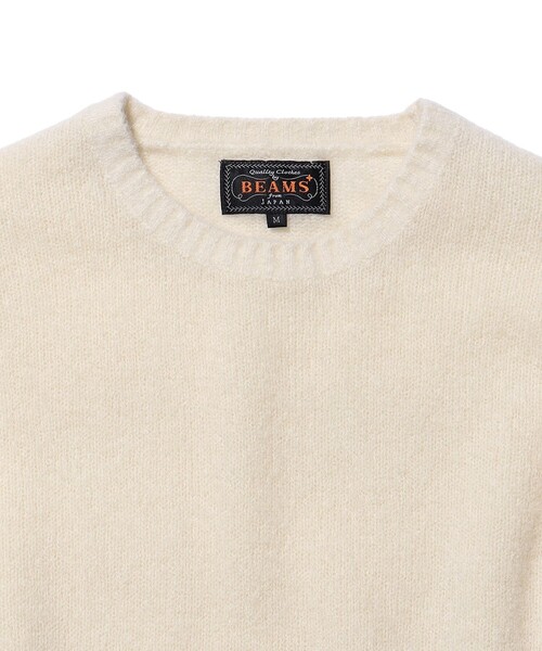 BEAMS PLUS(ビームスプラス)の「7G カシミヤ シルク クルーネック ニット(ニット/セーター・メンズ・グレー/ネイビー/ホワイト/ベージュ・X-LARGE/LARGE/MEDIUM/SMALL)」の8枚目の写真