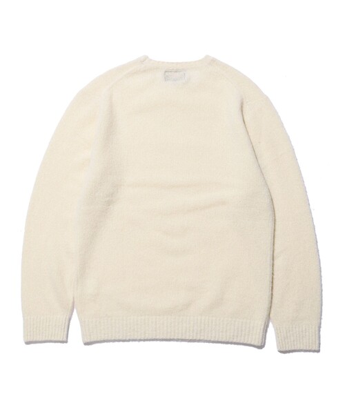 BEAMS PLUS(ビームスプラス)の「7G カシミヤ シルク クルーネック ニット(ニット/セーター・メンズ・グレー/ネイビー/ホワイト/ベージュ・X-LARGE/LARGE/MEDIUM/SMALL)」の10枚目の写真