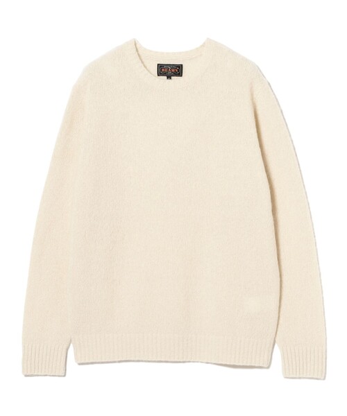 BEAMS PLUS(ビームスプラス)の「7G カシミヤ シルク クルーネック ニット(ニット/セーター・メンズ・グレー/ネイビー/ホワイト/ベージュ・X-LARGE/LARGE/MEDIUM/SMALL)」の11枚目の写真