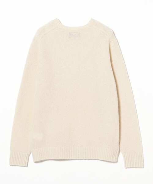 BEAMS PLUS(ビームスプラス)の「7G カシミヤ シルク クルーネック ニット(ニット/セーター・メンズ・グレー/ネイビー/ホワイト/ベージュ・X-LARGE/LARGE/MEDIUM/SMALL)」の13枚目の写真