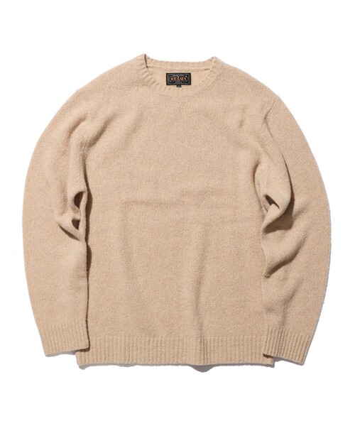BEAMS PLUS(ビームスプラス)の「7G カシミヤ シルク クルーネック ニット(ニット/セーター・メンズ・グレー/ネイビー/ホワイト/ベージュ・X-LARGE/LARGE/MEDIUM/SMALL)」の21枚目の写真