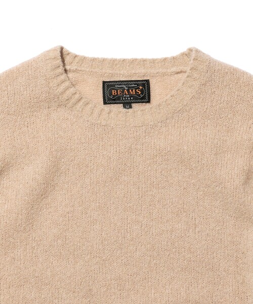 BEAMS PLUS(ビームスプラス)の「7G カシミヤ シルク クルーネック ニット(ニット/セーター・メンズ・グレー/ネイビー/ホワイト/ベージュ・X-LARGE/LARGE/MEDIUM/SMALL)」の22枚目の写真