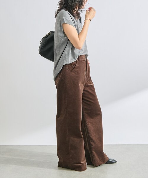 RIVE DROITE(リヴドロワ)の「【トレンド秋カラー】ストレッチコールフレアパンツ(その他パンツ・レディース・キャメル/ブラウン・38/36)」の16枚目の写真