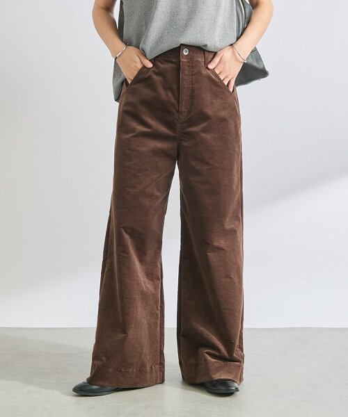 RIVE DROITE(リヴドロワ)の「【トレンド秋カラー】ストレッチコールフレアパンツ(その他パンツ・レディース・キャメル/ブラウン・38/36)」の14枚目の写真