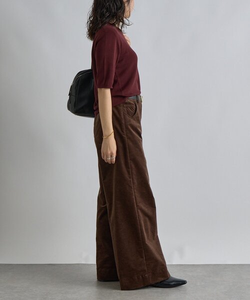 RIVE DROITE(リヴドロワ)の「【トレンド秋カラー】ストレッチコールフレアパンツ(その他パンツ・レディース・キャメル/ブラウン・38/36)」の10枚目の写真