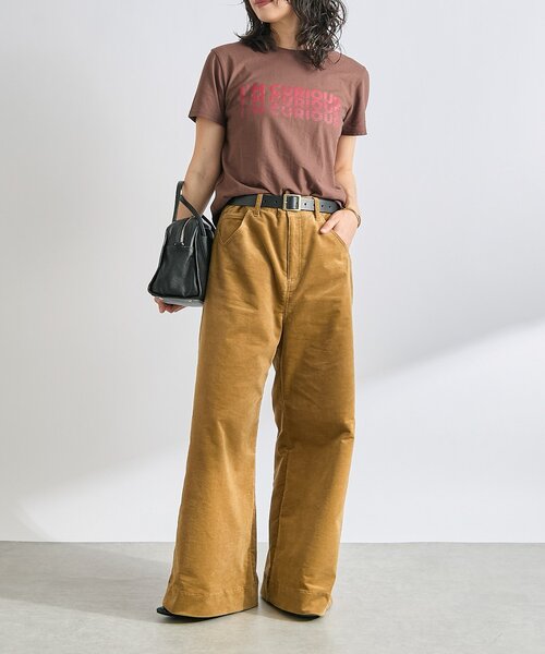 RIVE DROITE(リヴドロワ)の「【トレンド秋カラー】ストレッチコールフレアパンツ(その他パンツ・レディース・キャメル/ブラウン・38/36)」の7枚目の写真