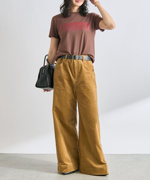 RIVE DROITE(リヴドロワ)の「【トレンド秋カラー】ストレッチコールフレアパンツ(その他パンツ・レディース・キャメル/ブラウン・38/36)」の6枚目の写真