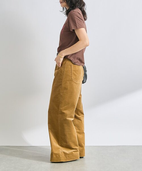 RIVE DROITE(リヴドロワ)の「【トレンド秋カラー】ストレッチコールフレアパンツ(その他パンツ・レディース・キャメル/ブラウン・38/36)」の5枚目の写真