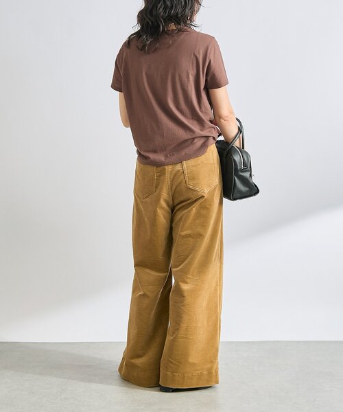 RIVE DROITE(リヴドロワ)の「【トレンド秋カラー】ストレッチコールフレアパンツ(その他パンツ・レディース・キャメル/ブラウン・38/36)」の4枚目の写真