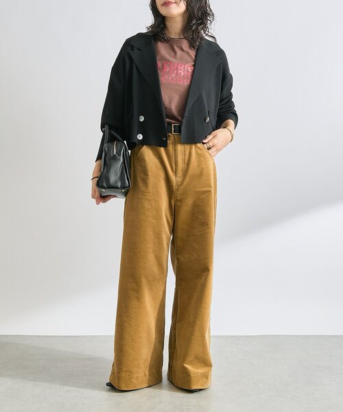 RIVE DROITE(リヴドロワ)の「【トレンド秋カラー】ストレッチコールフレアパンツ(その他パンツ・レディース・キャメル/ブラウン・38/36)」の19枚目の写真