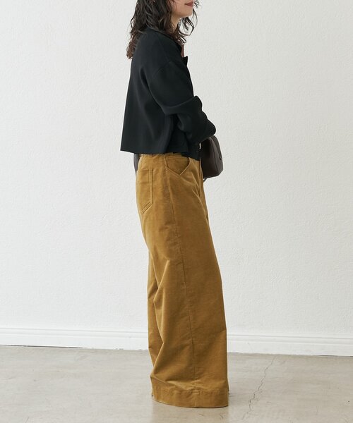 RIVE DROITE(リヴドロワ)の「【トレンド秋カラー】ストレッチコールフレアパンツ(その他パンツ・レディース・キャメル/ブラウン・38/36)」の22枚目の写真