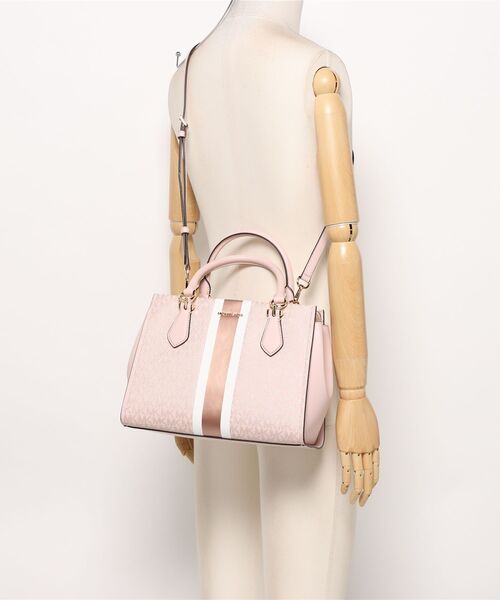 MICHAEL KORS(マイケルコース)の「MARILYN MD SATCHEL サッチェル(ハンドバッグ・レディース・ピンク系・FREE)」の5枚目の写真