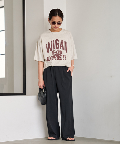 FRAMeWORK（フレームワーク）の「≪追加≫ 手洗い可 / ポリエステルツイルリラックスパンツ 3（その他パンツ・レディース・ホワイト/ブラック/ベージュ・38/36/34/40）」の8枚目の写真