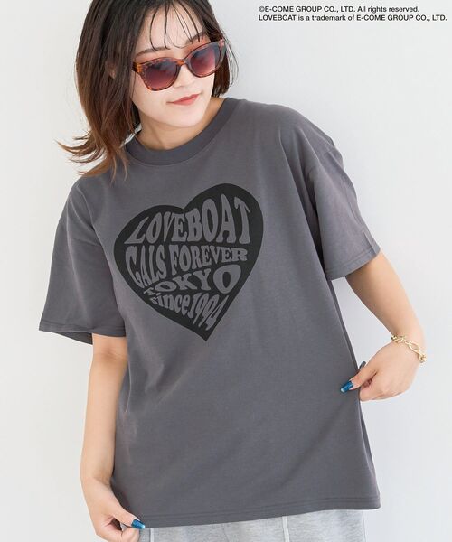 セール】□LOVEBOAT ハートロゴptビッグTEE（Tシャツ/カットソー