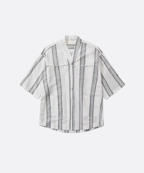 Wide Stripe Cross Void Shirt