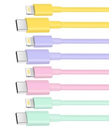 Cinderella（シンデレラ）の「急速充電 4本セット iPhone 充電ケーブル Lightning type-c タイプＣ ライトニング USB アイフォン USB-C コンパクト 旅行 トラベル 出張 出先 MFi認証 TPE PC 携帯 急速充電サポート スタイリッシュ シンプル カンタン 便利 スピードアップ スマホ スマートフォン タブレット（スマホグッズ・キッズ）」