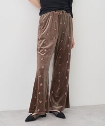 earth music&ecology | ベロアフレアパンツ(その他パンツ)