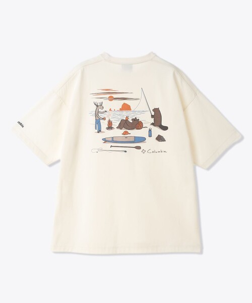 Columbia(コロンビア)の「【限定アート】Jonas Claesson・Columbia/メンズ レイクトゥアベニュー グラフィック ショートスリーブ Tシャツ/コロンビア(Tシャツ/カットソー・メンズ・ピンク/グリーン/ホワイト/ホワイト系その他/ブルー系その他/ネイビー・L/S/M/XL)」の12枚目の写真