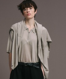 BAL（バル）の「VENTILATION MESH KNIT ZIP  POLO SS（ポロシャツ）」