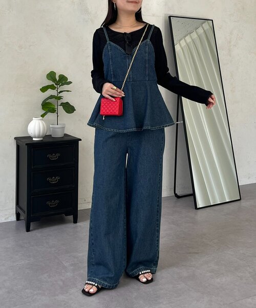 prose verse(プロズヴェール)の「フロッキードットボートネックシアートップス(Tシャツ/カットソー・レディース・ブラック/アイボリー/ブラック系その他/ホワイト系その他・LARGE/MEDIUM)」の18枚目の写真