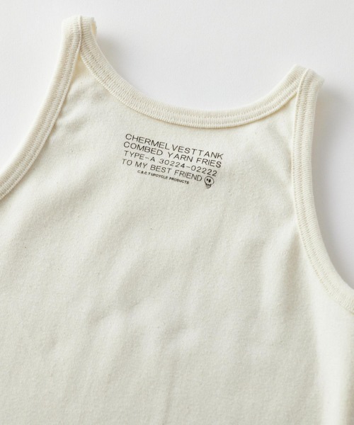 CHERMEL(チャーメル)の「Rib Tank Top(タンクトップ・キッズ・アッシュグレー/ホワイト系その他/コーラルピンク/ブラウン/ラベンダー/ブラック・110/120/130/140/100)」の13枚目の写真