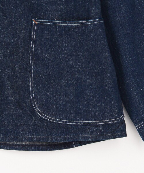 orSlow（オアスロウ）の「Orslow/オアスロウ 1940S COVERALL（ブルゾン・メンズ・ネイビー・1/2/3）」の9枚目の写真