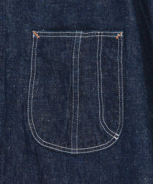 orSlow（オアスロウ）の「Orslow/オアスロウ 1940S COVERALL（ブルゾン・メンズ・ネイビー・1/2/3）」の2枚目の写真