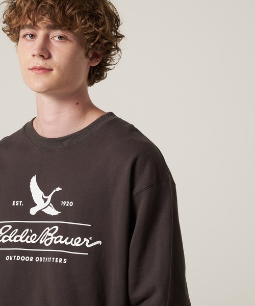 Eddie Bauer(エディーバウアー)の「クラシックロゴ クルースウェット(スウェット・メンズ・ダークオレンジ/杢グレー/チャコール・XL/L/M/S/XXL)」の5枚目の写真