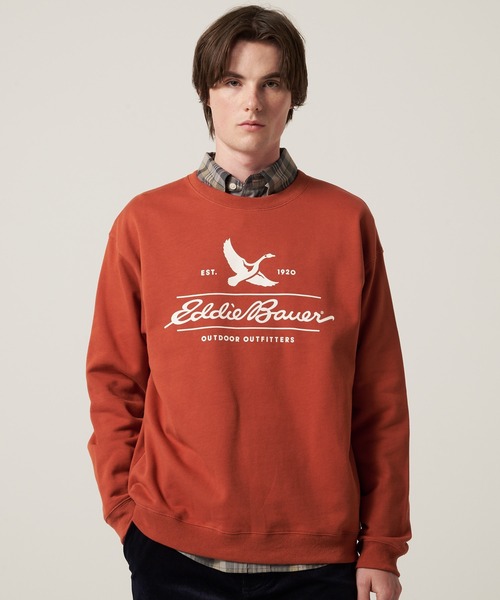 Eddie Bauer(エディーバウアー)の「クラシックロゴ クルースウェット(スウェット・メンズ・ダークオレンジ/杢グレー/チャコール・XL/L/M/S/XXL)」の10枚目の写真