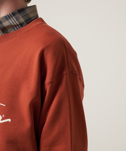 Eddie Bauer(エディーバウアー)の「クラシックロゴ クルースウェット(スウェット・メンズ・ダークオレンジ/杢グレー/チャコール・XL/L/M/S/XXL)」の15枚目の写真