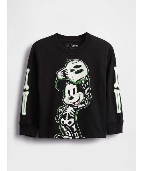 GAP（ギャップ）の「Gap × ディズニー ミッキーマウス ハロウィングラフィックTシャツ (ベビー)（Tシャツ/カットソー・キッズ・ベージュ/ブラック/レッド/ブルー/ホワイト・80ｃｍ/90cm/95cm/100cm/105cm/110cm）」の3枚目の写真