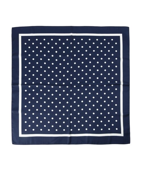 grove（グローブ）の「柄アソート大判スカーフ（バンダナ/スカーフ・レディース・ネイビー/ワイン系1/ネイビー系/ライトベージュ・00）」の2枚目の写真