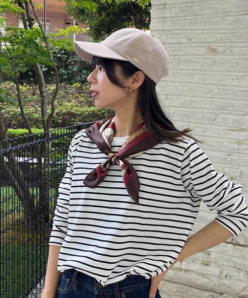 grove（グローブ）の「柄アソート大判スカーフ（バンダナ/スカーフ・レディース・ネイビー/ワイン系1/ネイビー系/ライトベージュ・00）」の14枚目の写真