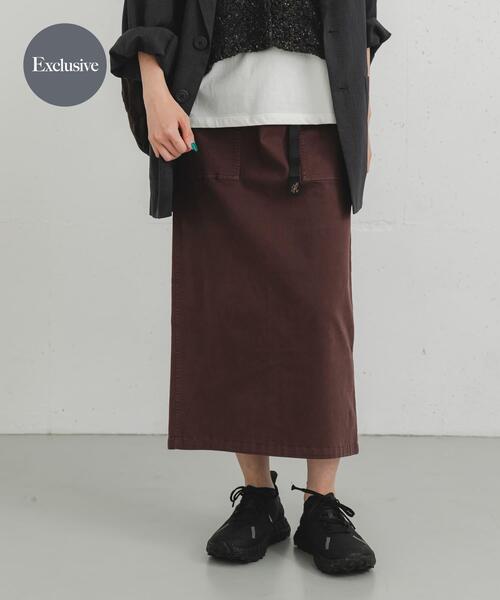 セール】『別注』GRAMICCI ストレッチツイルスカート（スカート
