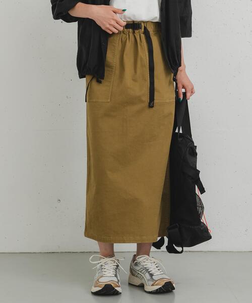 EKAL(エカル)の「『別注』GRAMICCI ストレッチツイルスカート(スカート・レディース・キャメル/ブラウン/ブラック・ONE)」の13枚目の写真