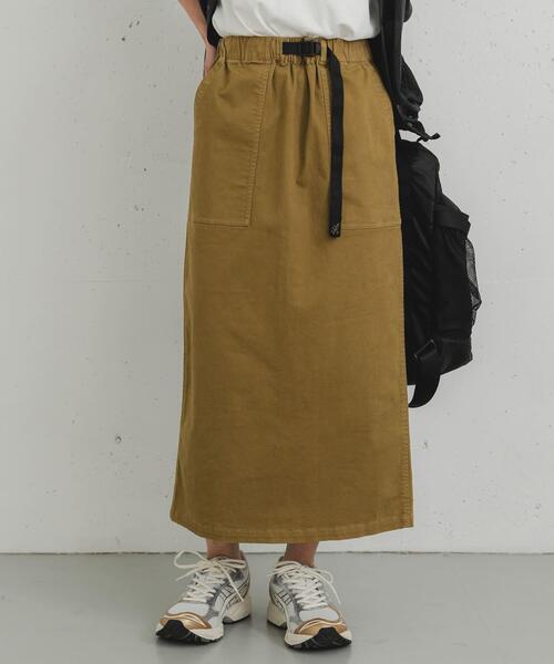 EKAL(エカル)の「『別注』GRAMICCI ストレッチツイルスカート(スカート・レディース・キャメル/ブラウン/ブラック・ONE)」の14枚目の写真