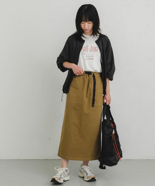 新品タグ付★DeuxiemeClasse★ストレッチツイルスカート★アパルトモン EKAL（エカル）の「『別注』GRAMICCI ストレッチツイルスカート