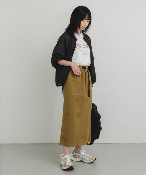EKAL(エカル)の「『別注』GRAMICCI ストレッチツイルスカート(スカート・レディース・キャメル/ブラウン/ブラック・ONE)」の19枚目の写真
