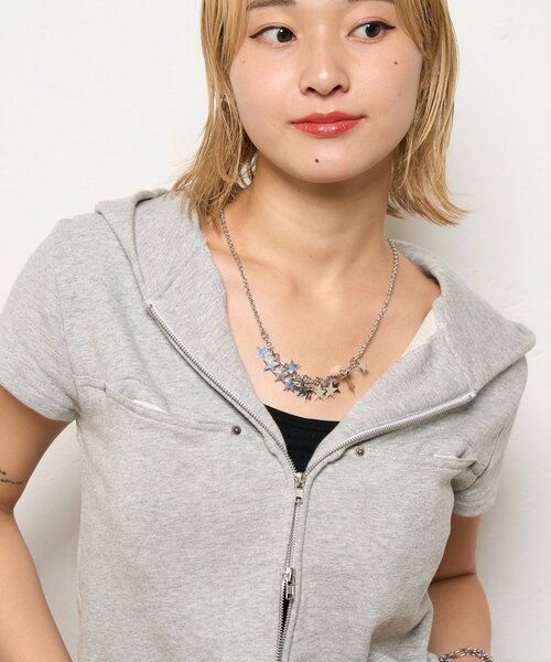 WHO'S WHO gallery（フーズフーギャラリー）の「メニースターネックレス（ネックレス・レディース・シルバー・FREE）」の2枚目の写真
