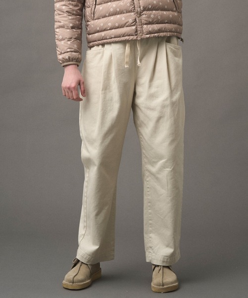 タダンダン WOMEN'S HEAVY TWILL 2TUCK EASY PANTS（その他パンツ）｜DANTON