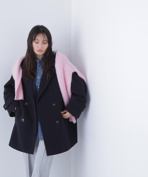 NATURAL BEAUTY BASIC(ナチュラルビューティーベーシック)の◇ダブルブレストフォルムミドルコート(ピーコート)