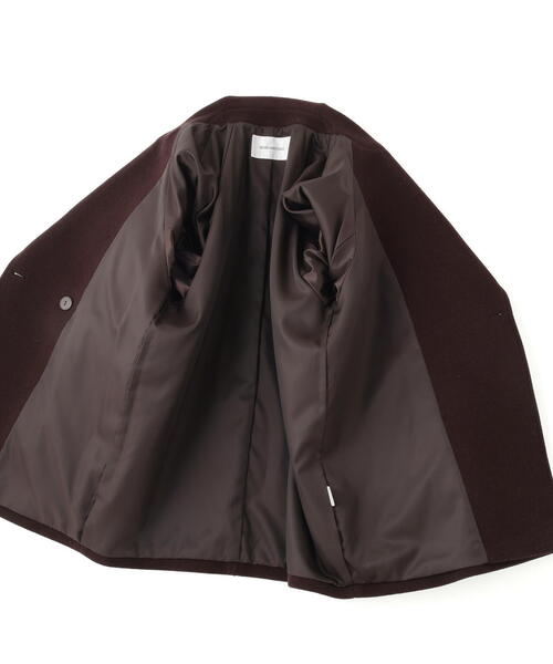 ◇ダブルブレストフォルムミドルコート（ピーコート）｜NATURAL BEAUTY