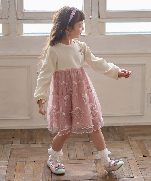 セール】バレエ刺繍チュールワンピース（ワンピース）｜ANY（エニィ