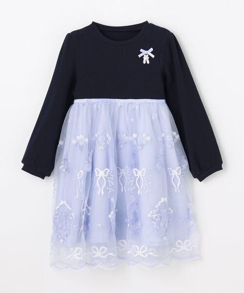 セール】バレエ刺繍チュールワンピース（ワンピース）｜ANY（エニィ