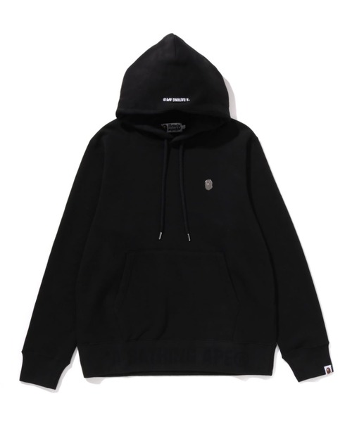 A BATHING APE（アベイシングエイプ）の「ONE POINT PULLOVER HOODIE（パーカー・メンズ・ベージュ/ブラウン/ブラック/グレー・SMALL/MEDIUM/X-LARGE/LARGE/XX-LARGE）」の2枚目の写真